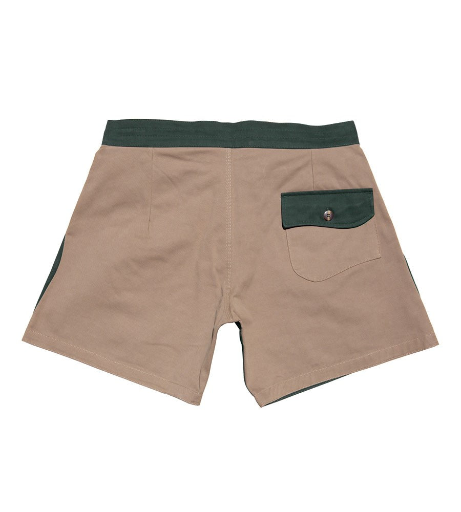 2 Tone Surf Short British/Olive
