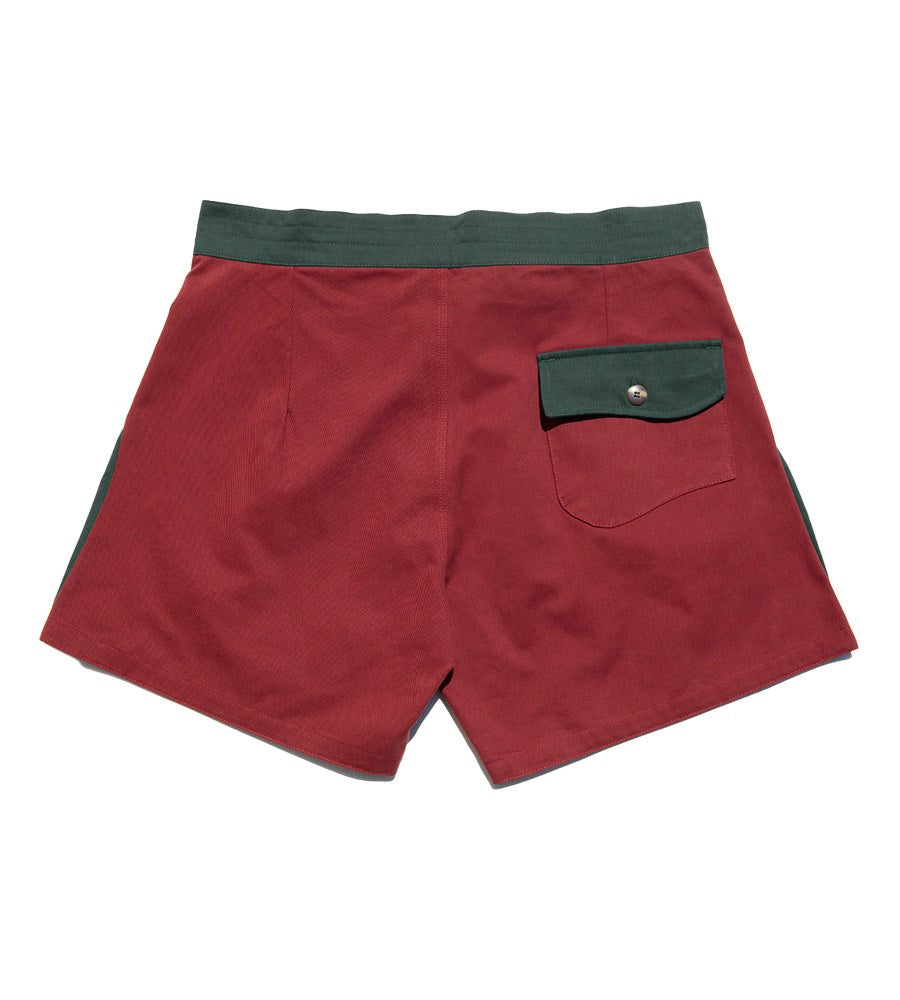 2 Tone Surf Short British/Blood