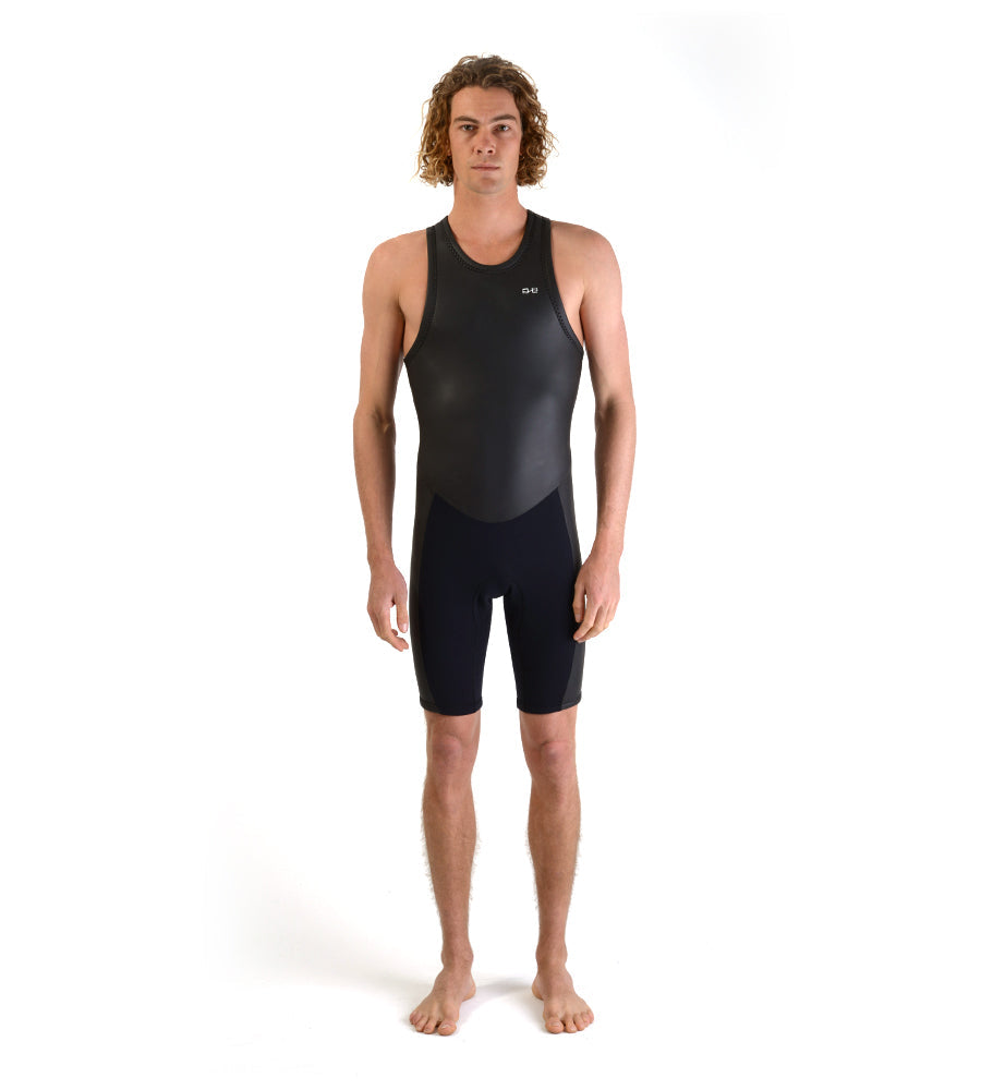 Short John Black Mens (Medium/Tall)