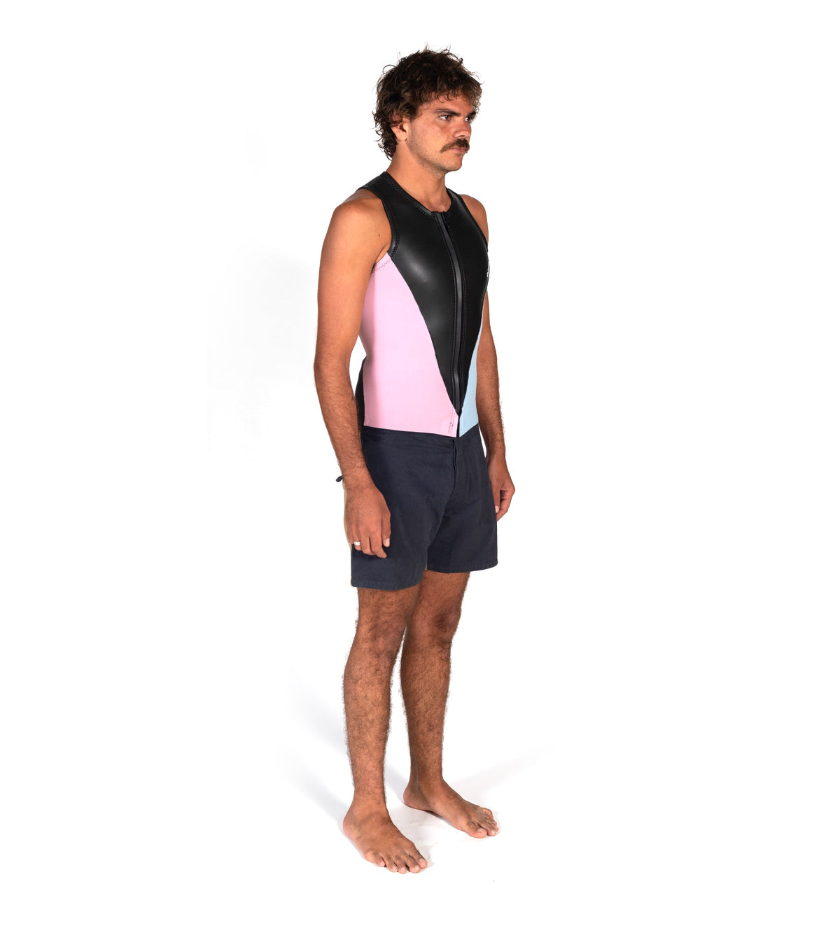 Sleeveless Slice Vest Baby Pink/Ice (Mens)