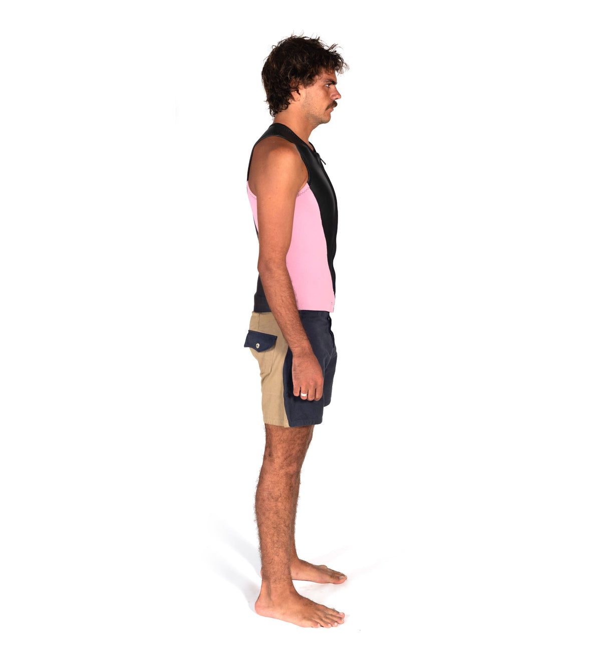 Sleeveless Slice Vest Baby Pink/Ice (Mens)