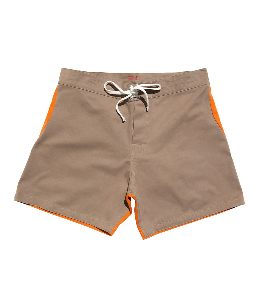 2 Tone Surf Short Olive/Rust