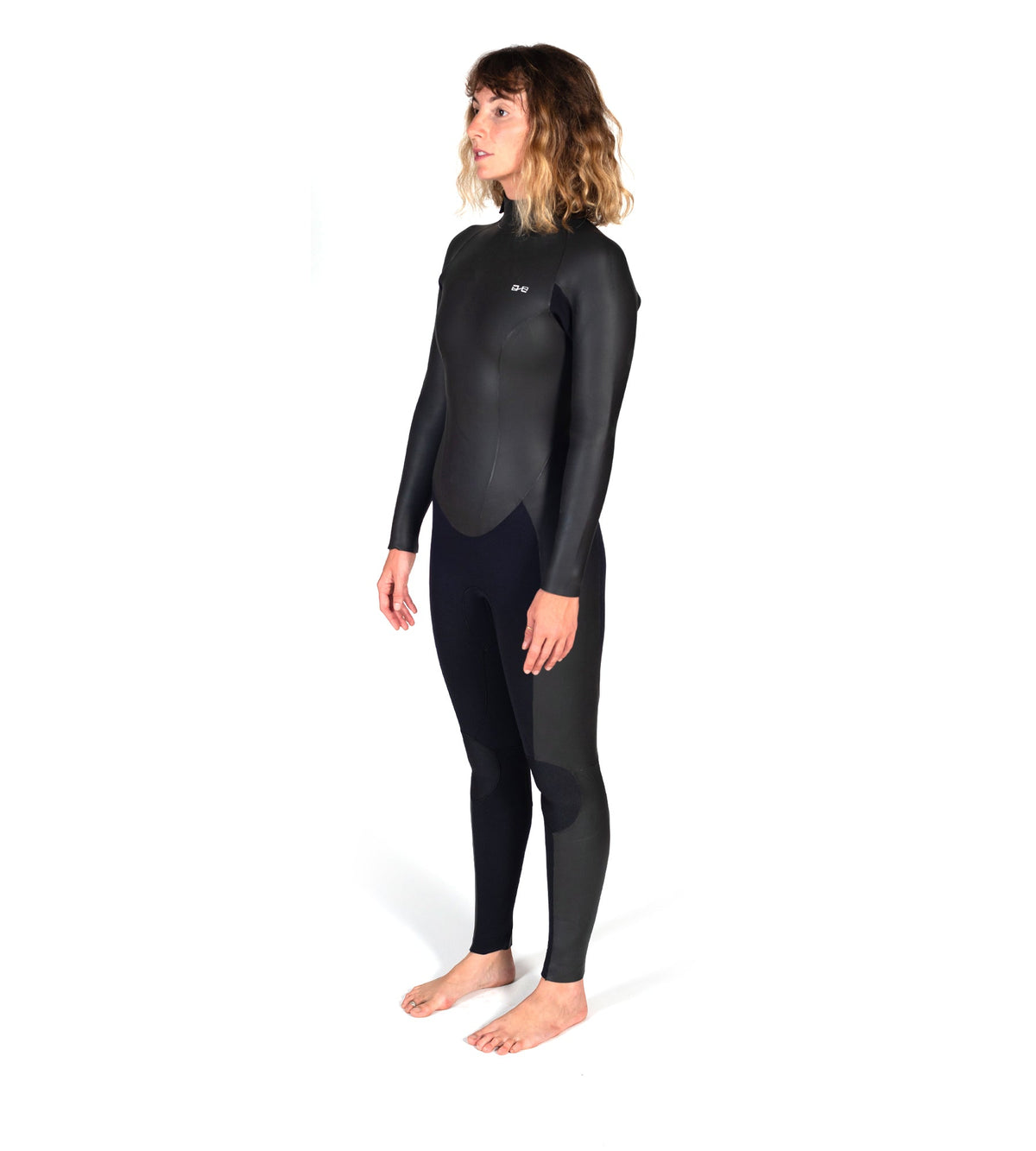 Full Suit Back Zip Black 3mm (Womens)